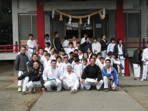 Tradicional foto no Mikatabara Jinja