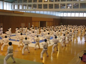 curso com kurihara sensei em Fujieda curso de tecnico de larate shotoka JKA