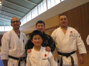 ibata e Kumeta sensei curso com Kumita sensei em fujieda