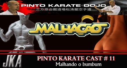 trabalho de musculação no treino de karate