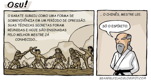 Tirinhas do pinto karate dojo 