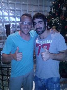 Daniel Caputo e Rafael Aghayev no RJ