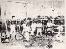 Trainamento no jardim do Dojo de Wakasa da Karate Kenkyu Club  1924
