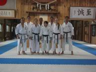 Equipes de Kata do Brasil, no Dojo de Serizawa sensei - Gotemba
