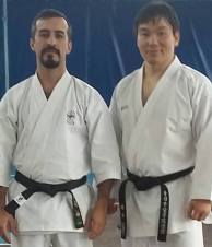 Rodrigo Brito e Kokubun sensei