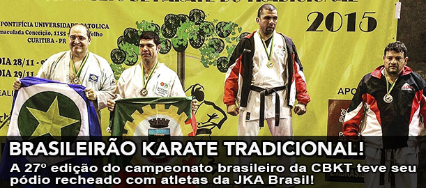 Pódio recheado de atletas da JKA Brasil
