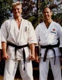 Dolph e sensei Stan Schmidt