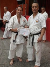 José Castro sensei e Kanei sensei